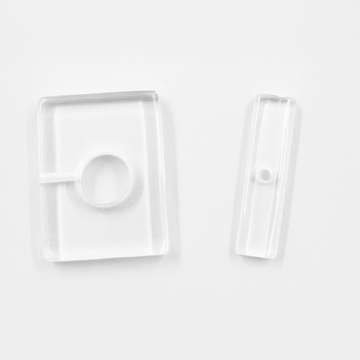 Crystal square shape clasp size 30mm