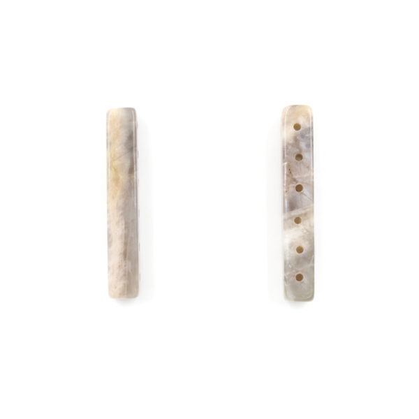 Grey MoonStone spacer rectangular shape size 40x6mm