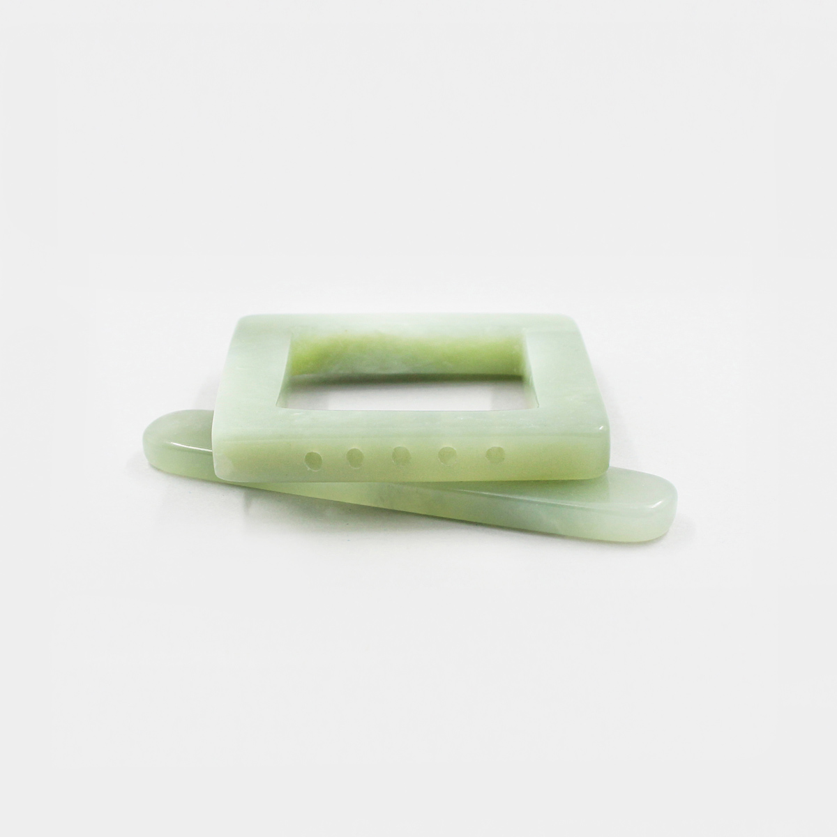 New Jade square shape clasp size 35-38mm - Image 2