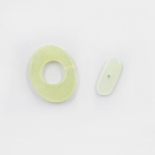 New Jade chiusura ovale 22x28mm