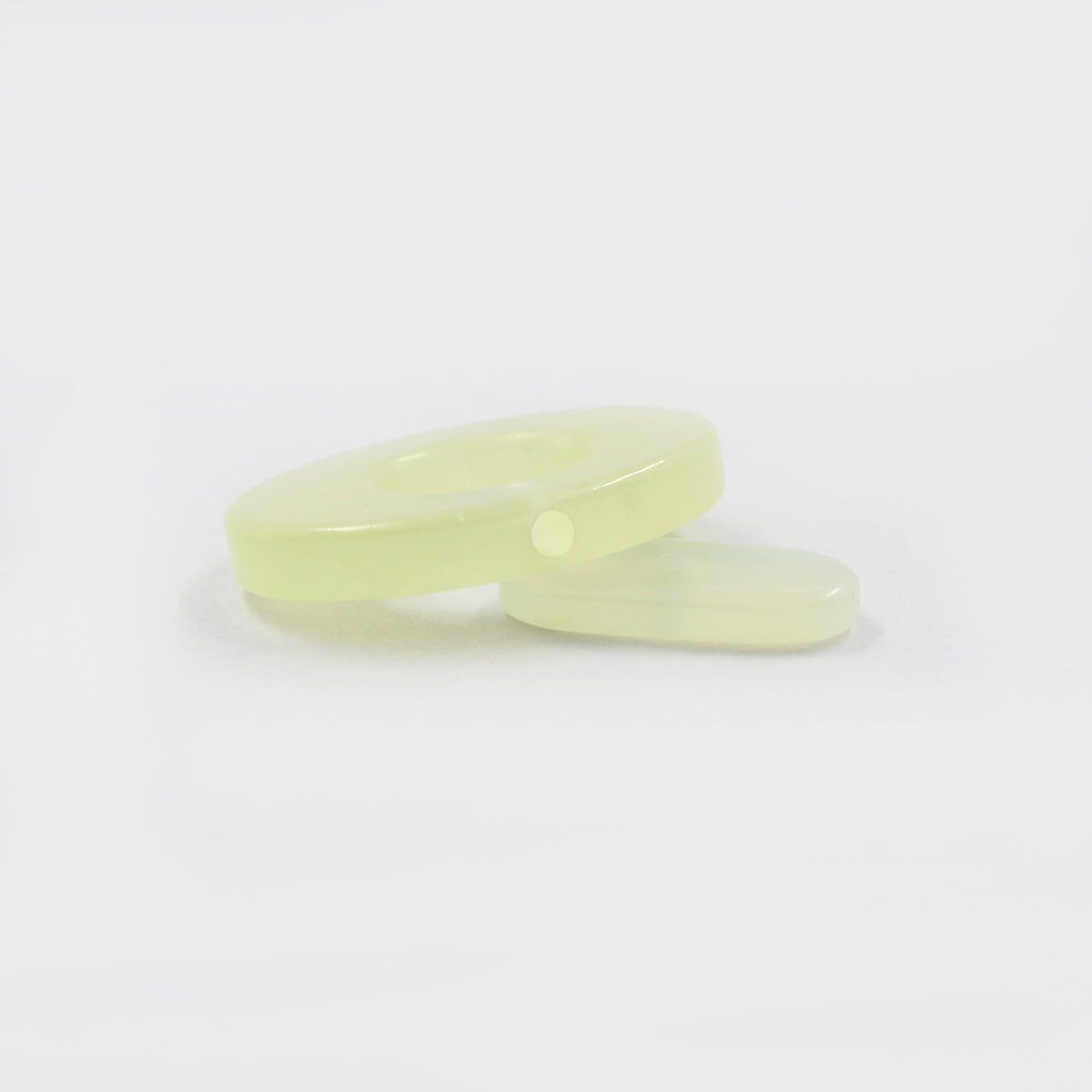 New Jade oval shape clasp size 22x28mm - Image 2