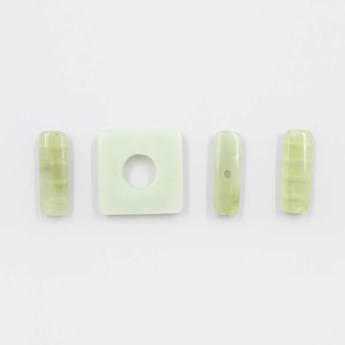 New Jade square shape clasp size 30mm