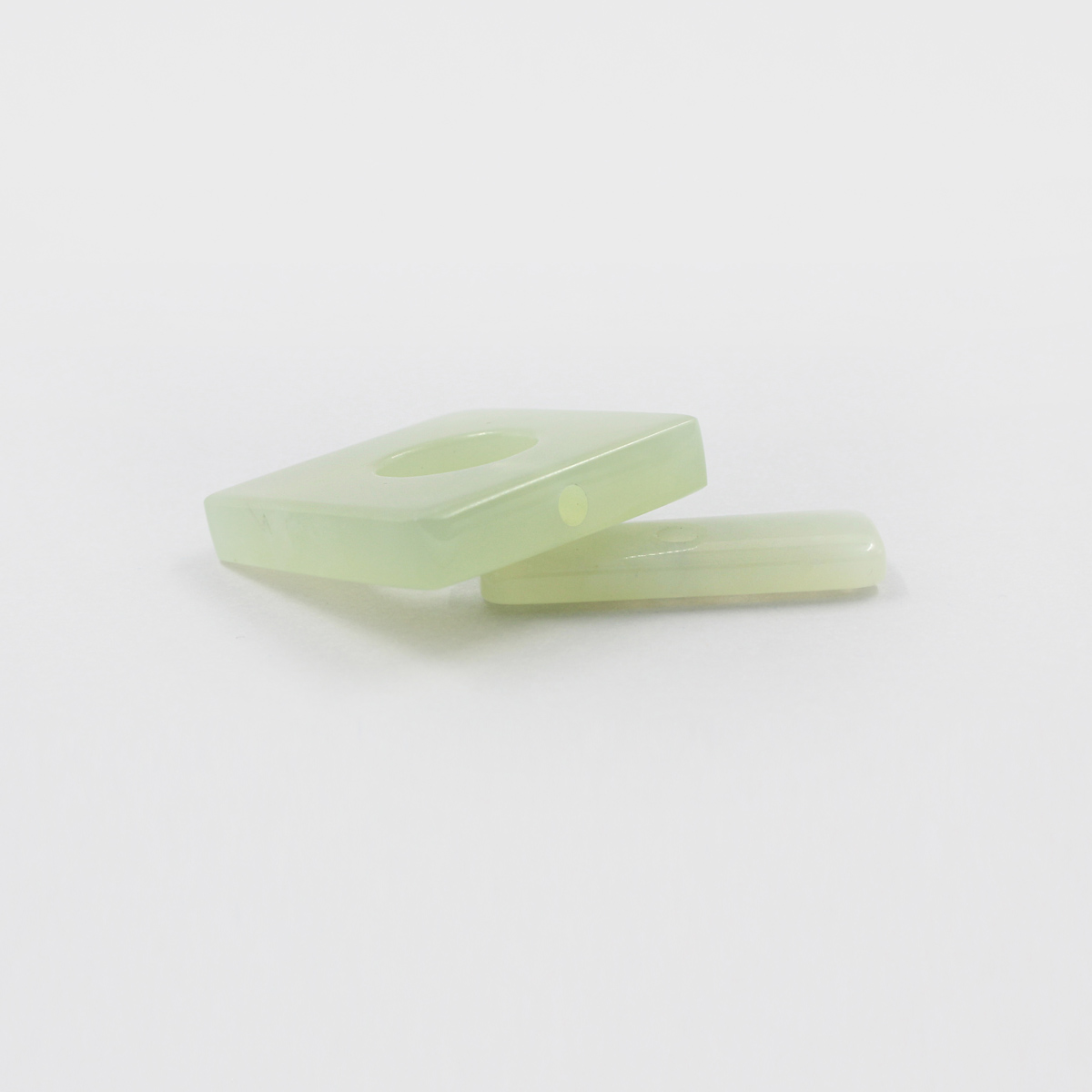 New Jade square shape clasp size 30mm - Image 2