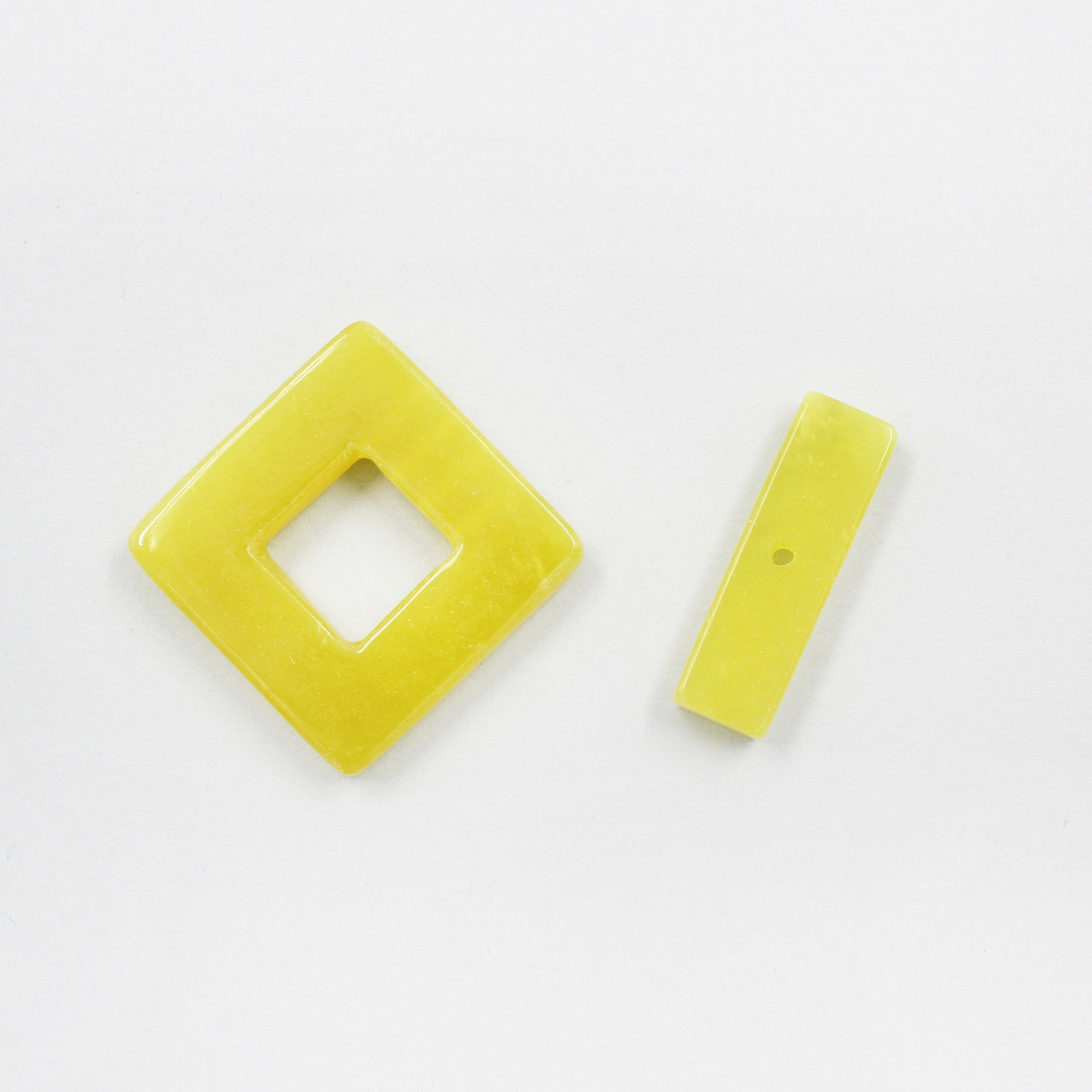 Korean Jade square shape clasp size 30-32mm
