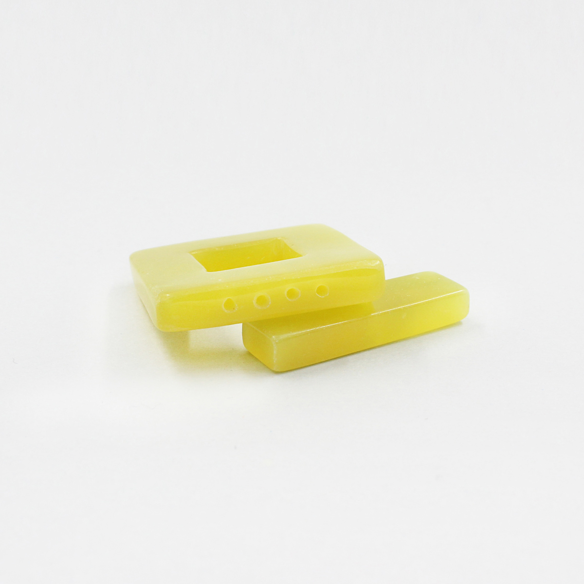 Korean Jade square shape clasp size 30-32mm - Image 2