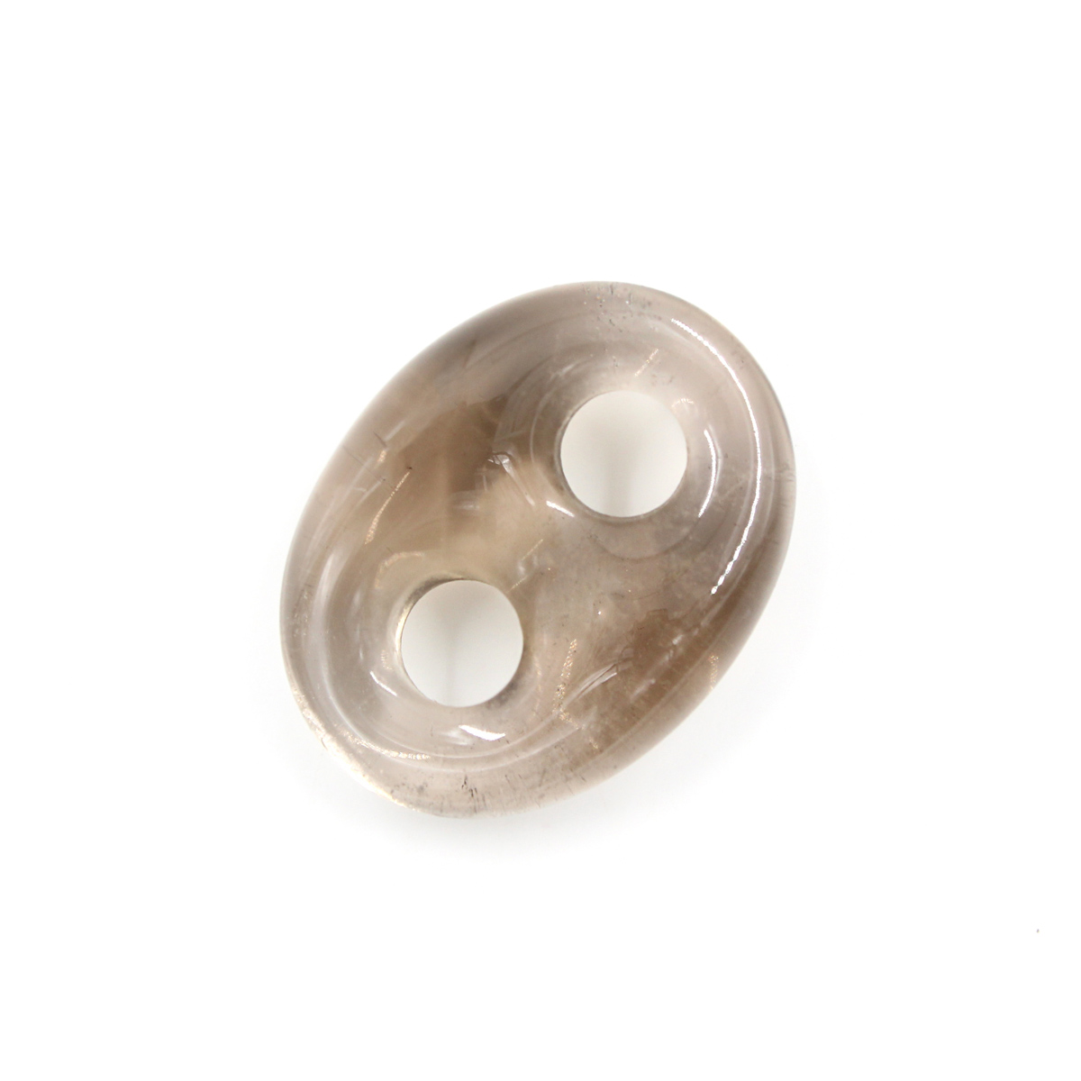 Smoky Quartz marine chain shape size 22x17mm