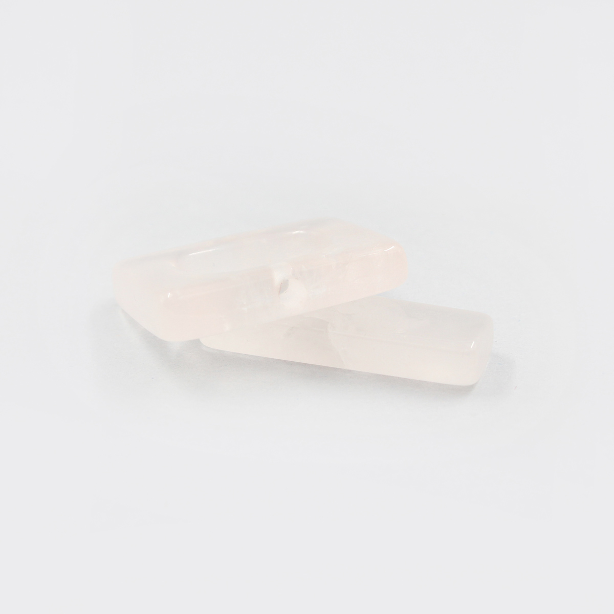 Pink Quartz rectangular shape clasp size 22x18mm - Image 2