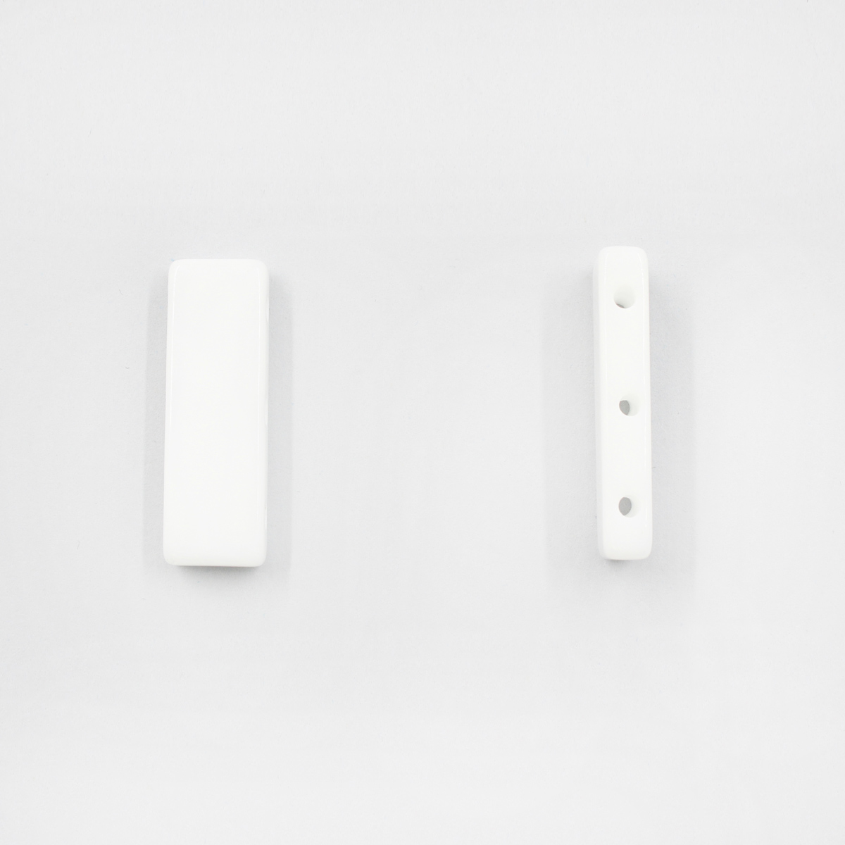 White Agate spacer rectangular shape size 30x10mm