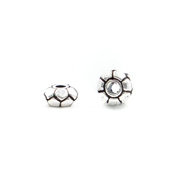 Sterling Silver spacer washer shape size 5x3mm
