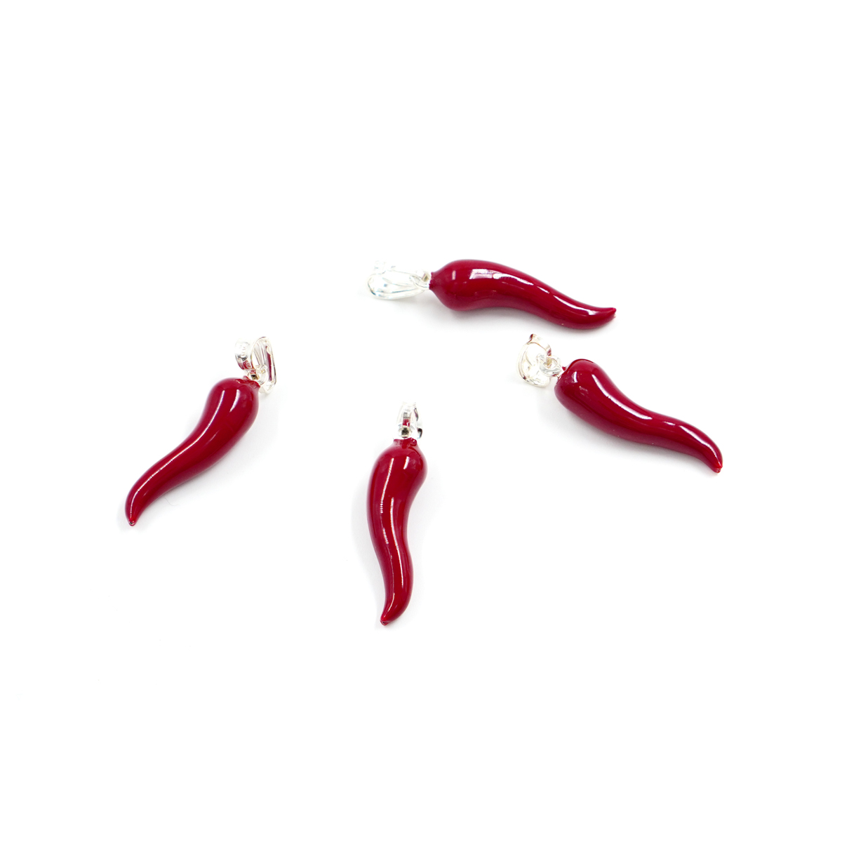 Sterling Silver lucky horn pendant – Enamelled - Image 2