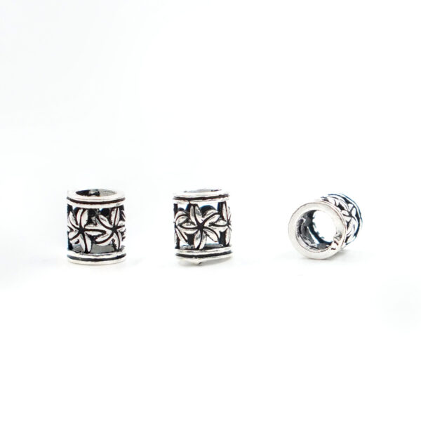 Sterling Silver spacer drum shape size 5,50x6,50mm