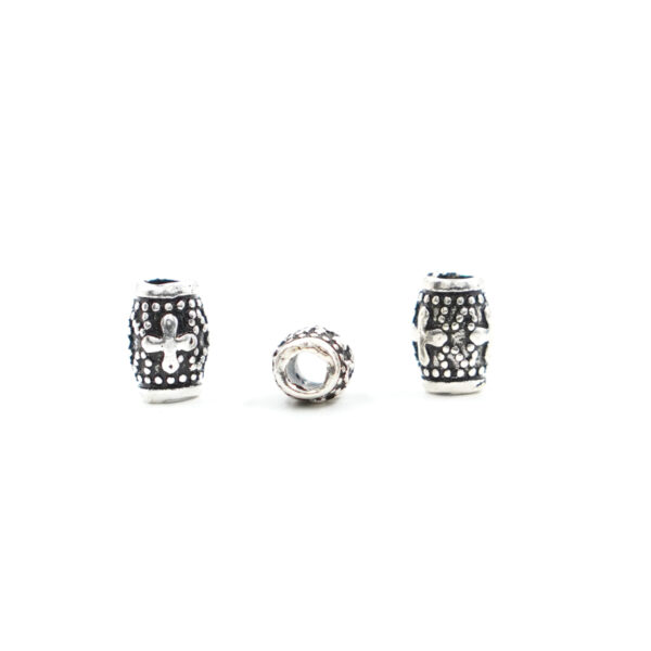 Sterling Silver spacer drum shape size 5x7mm