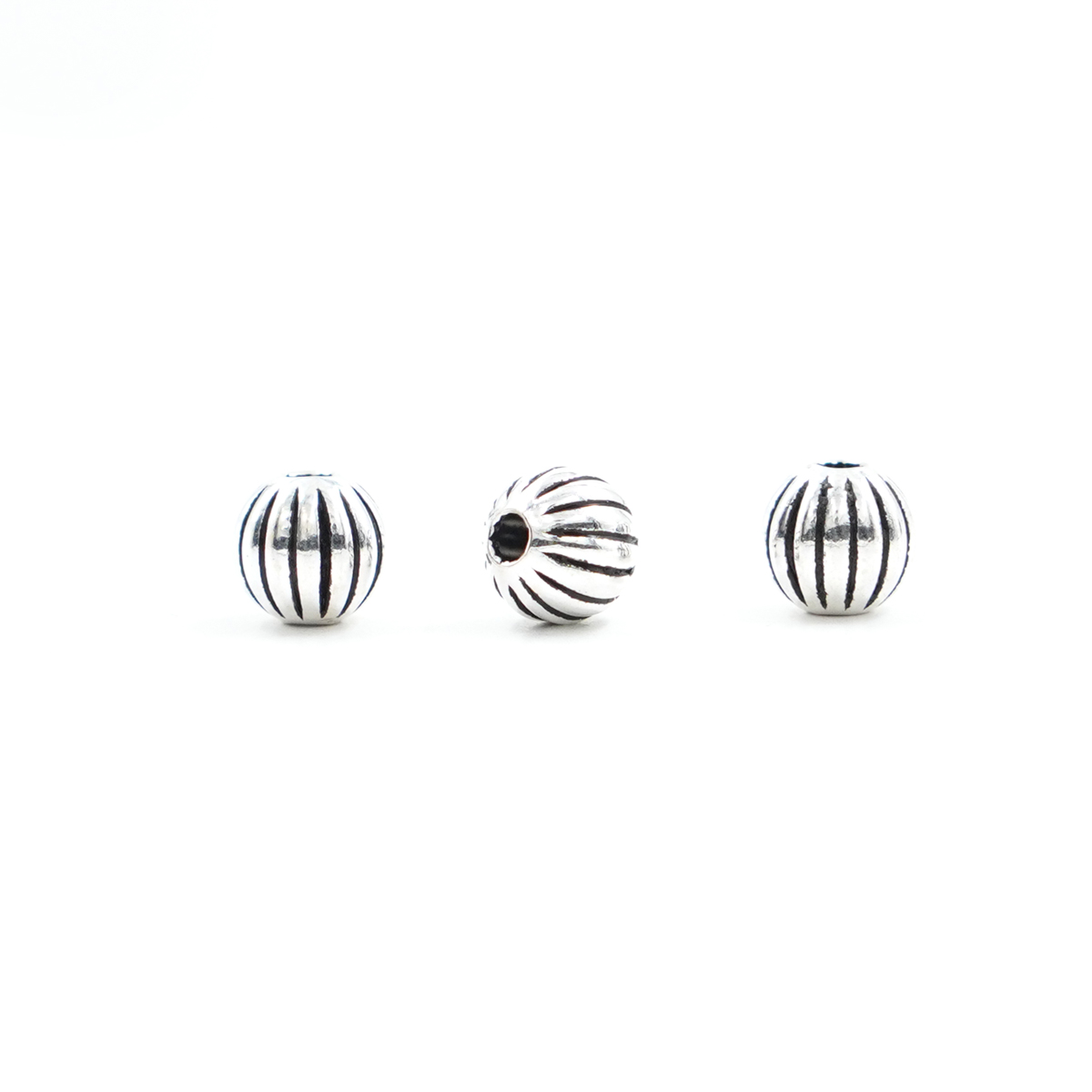 Argento distanziatore tondo 6mm