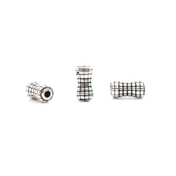 Sterling Silver spacer cylinder shape size 5x9mm