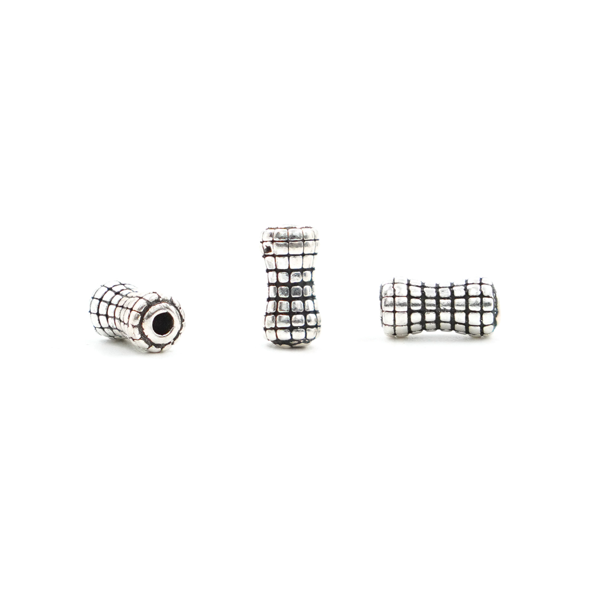 Argento distanziatore cilindro 5x9mm