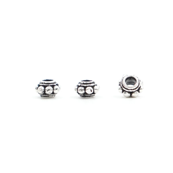 Sterling silver spacer element washer shape size 4x3mm