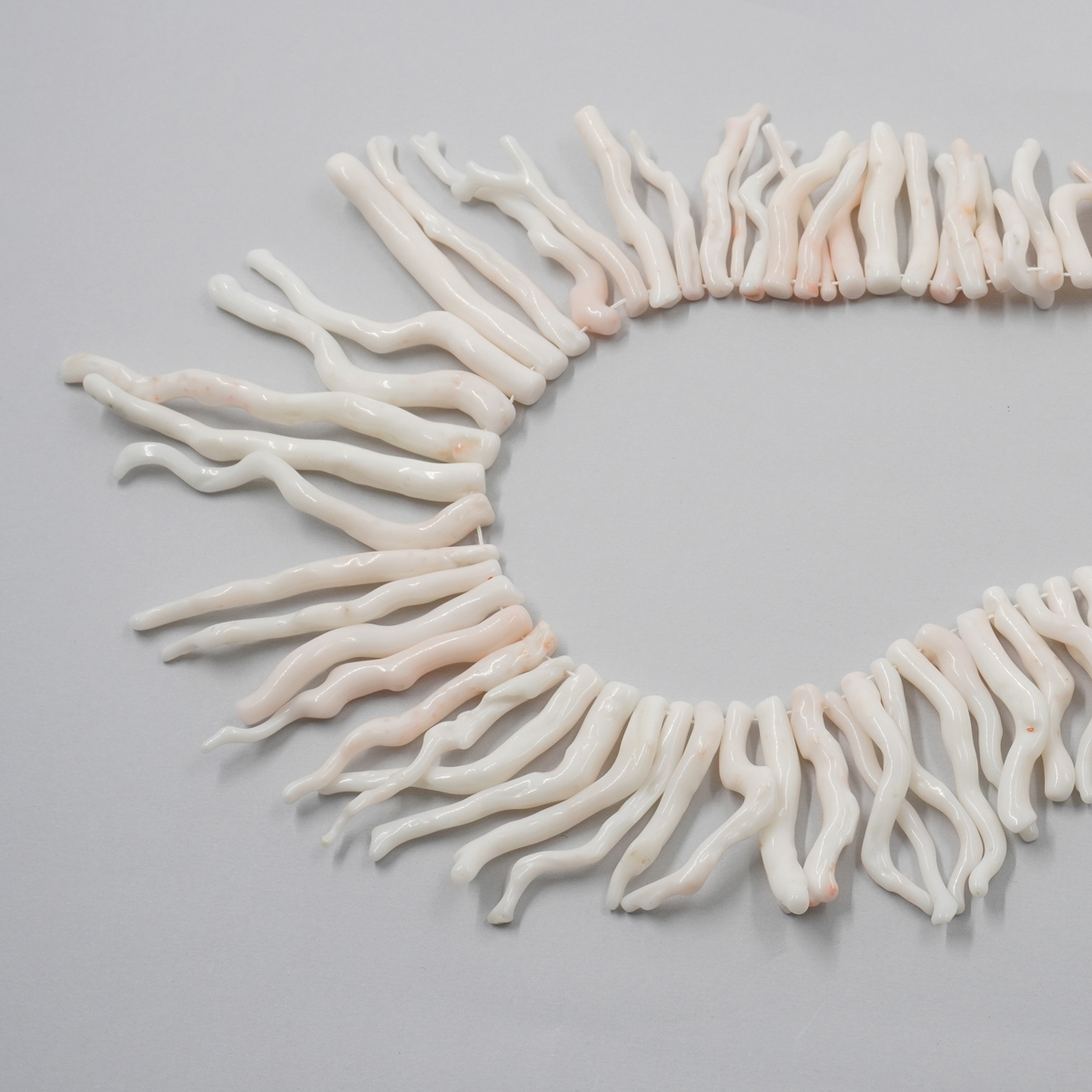 Light Pink coral strands branch shape ~170,00gr