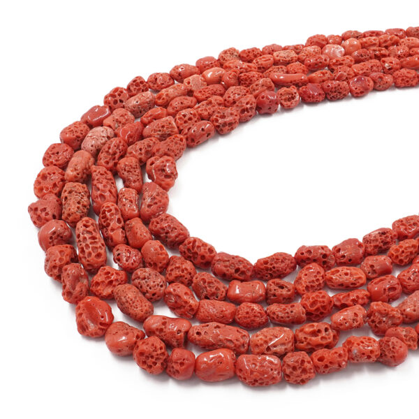 Mediterranean coral strands raw gradation tumbles shape – Second Quality
