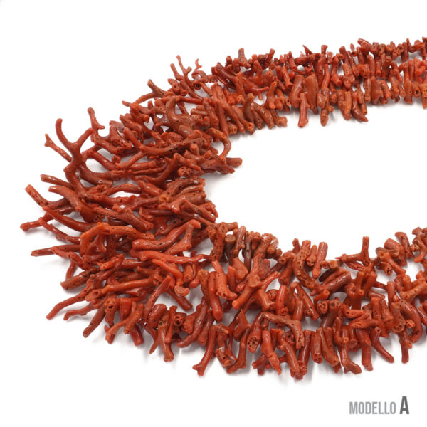 Mediterranean coral strands raw branch shape