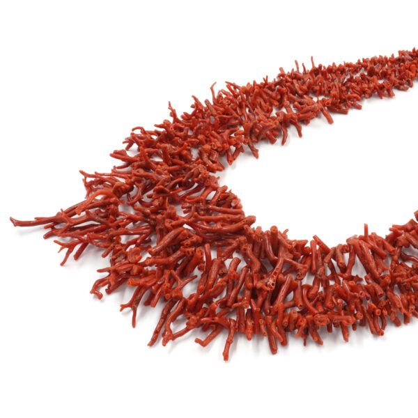 Mediterranean coral strands raw branch shape ~110,00gr