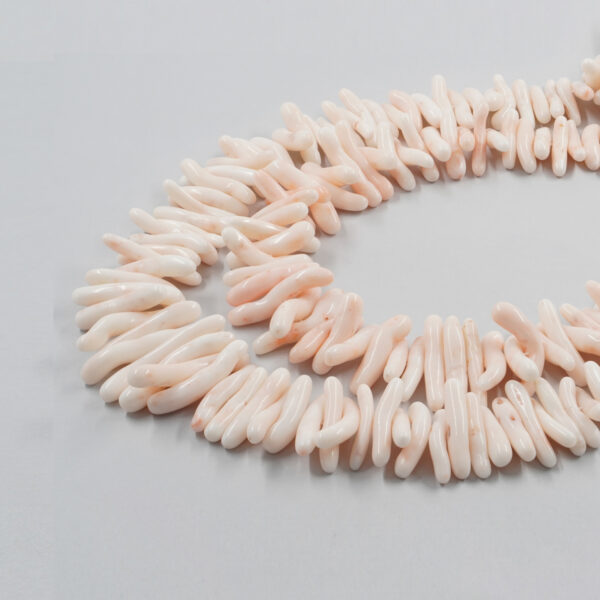 Light Pink coral strands cupolini shape