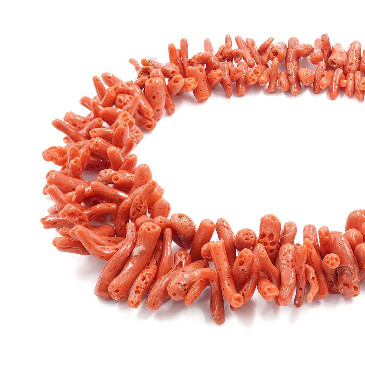 Mediterranean coral strands gradation cupolini shape – Second Quality