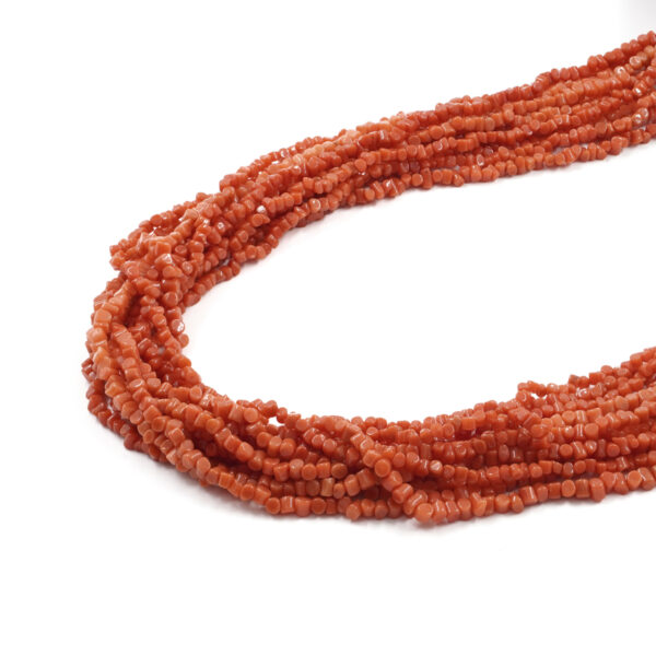 Sciacca Mediterranean coral strands cupolini shape ~3,00-3,50mm