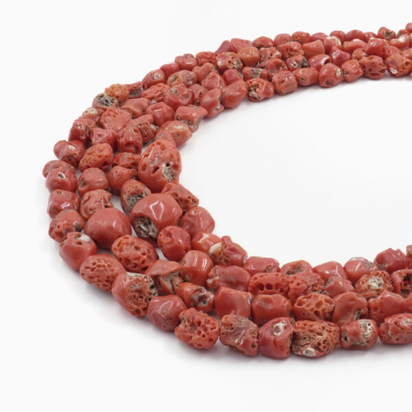 Mediterranean coral strands gradation tumbles shape