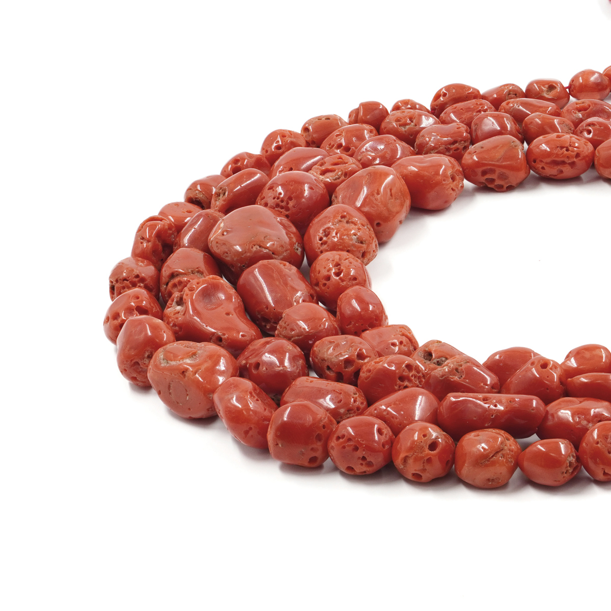 Mediterranean coral strands gradation tumbles shape - Image 2