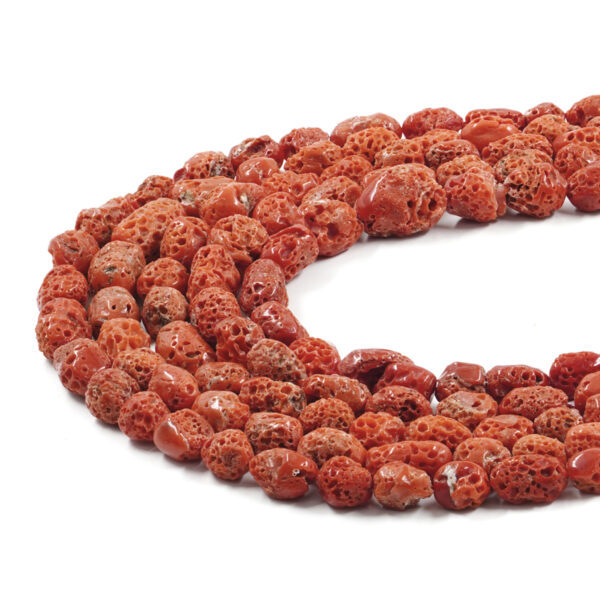 Mediterranean coral strands gradation tumbles shape