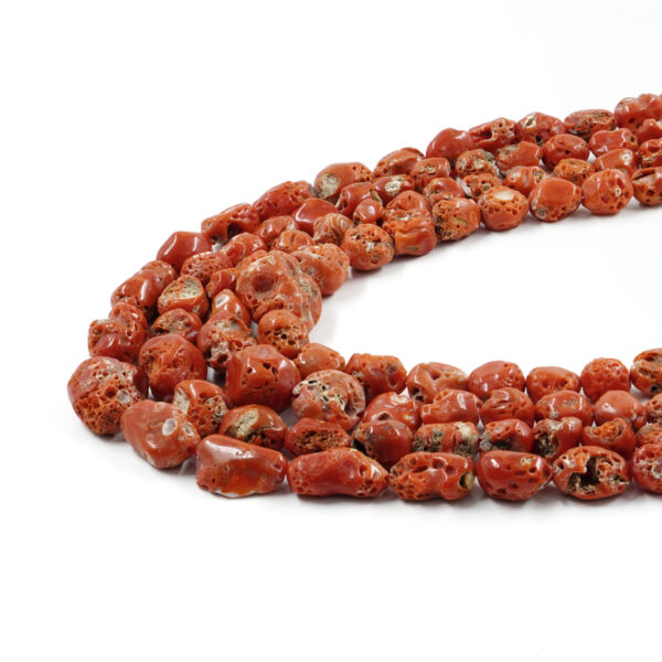 Mediterranean coral strands gradation tumbles shape