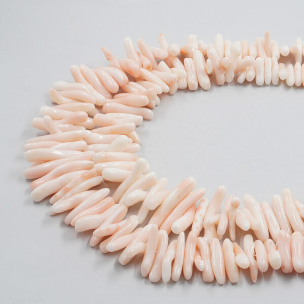 Light Pink coral strands cupolini shape