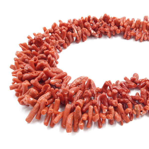 Mediterranean coral strands gradation cupolini shape – Second Quality