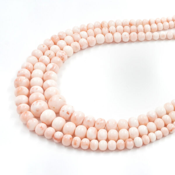 Pink Coral strands gradation round shapeella shape from 5,50mm to 14,50mm