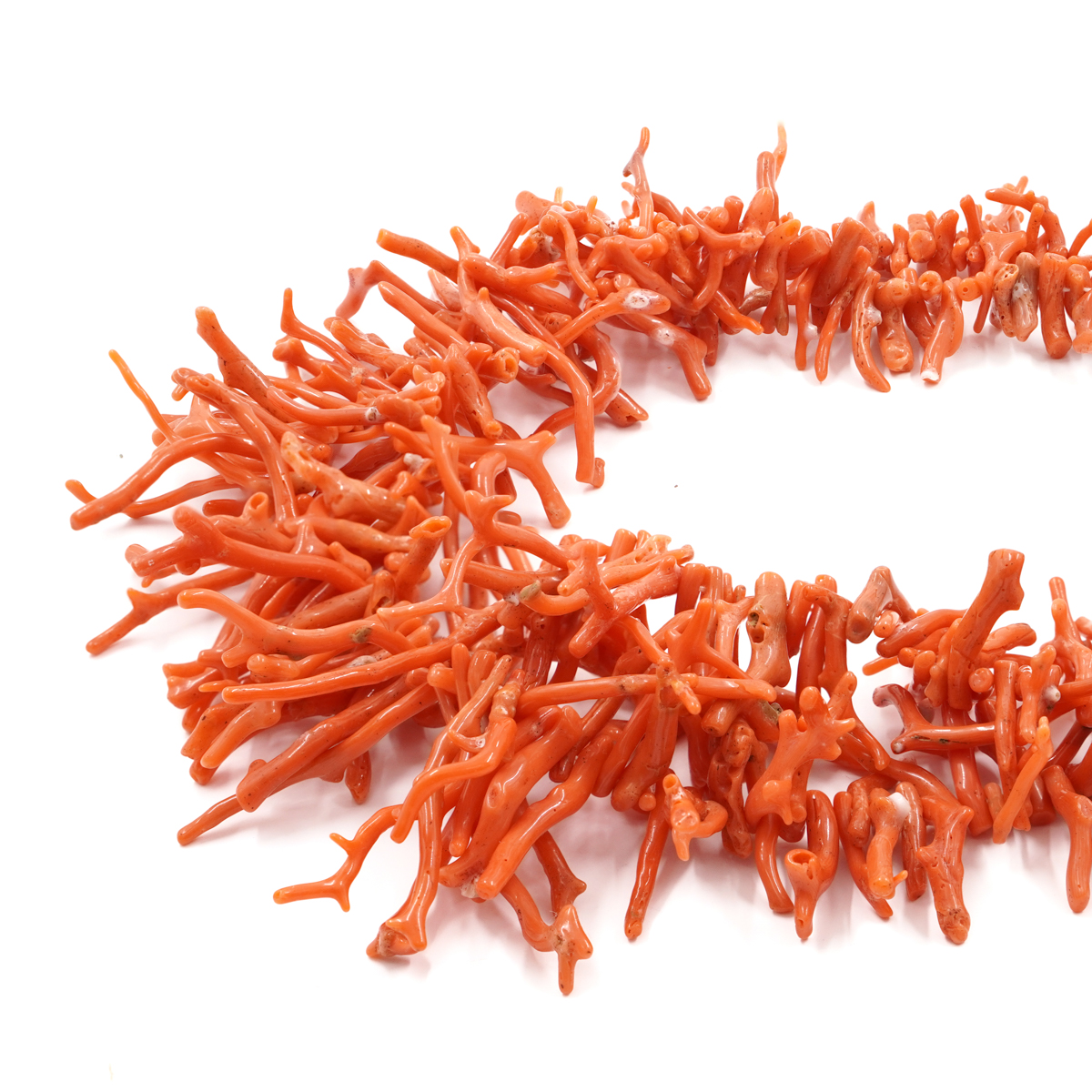 Sciacca Mediterranean coral strands branch shape ~125,00gr