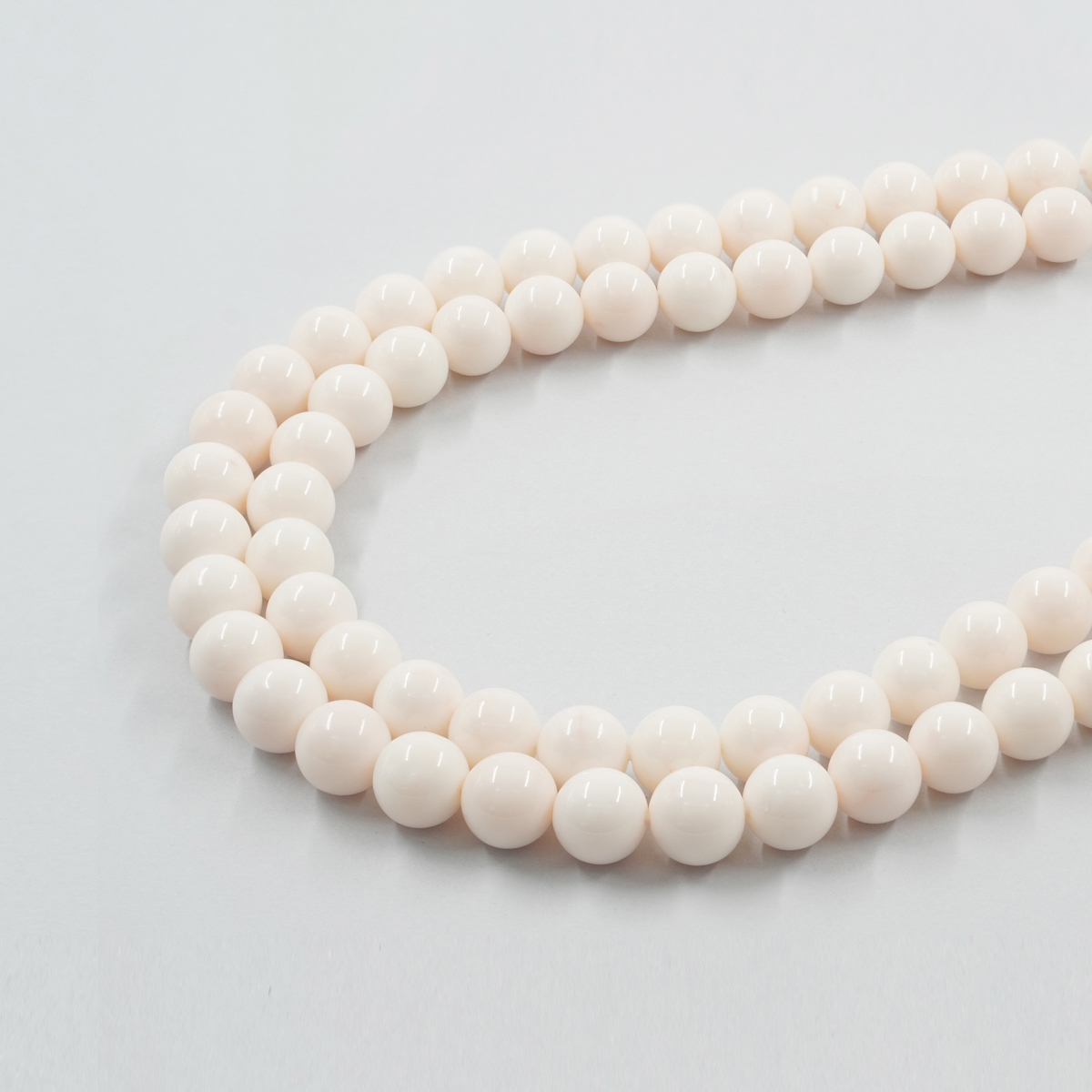 Pink Coral strands round shape 8mm-9mm