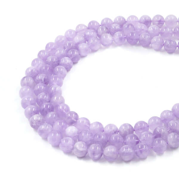 Lavander Amethyst strands round shape size 10mm – A Quality