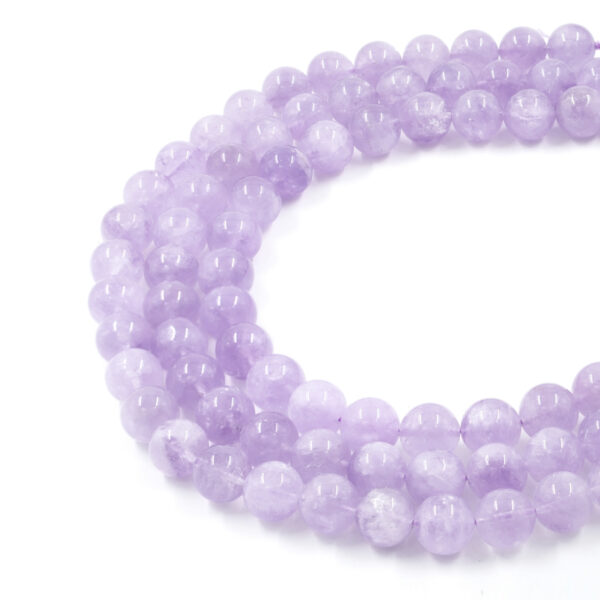 Lavander Amethyst strands round shape size 12mm – A Quality