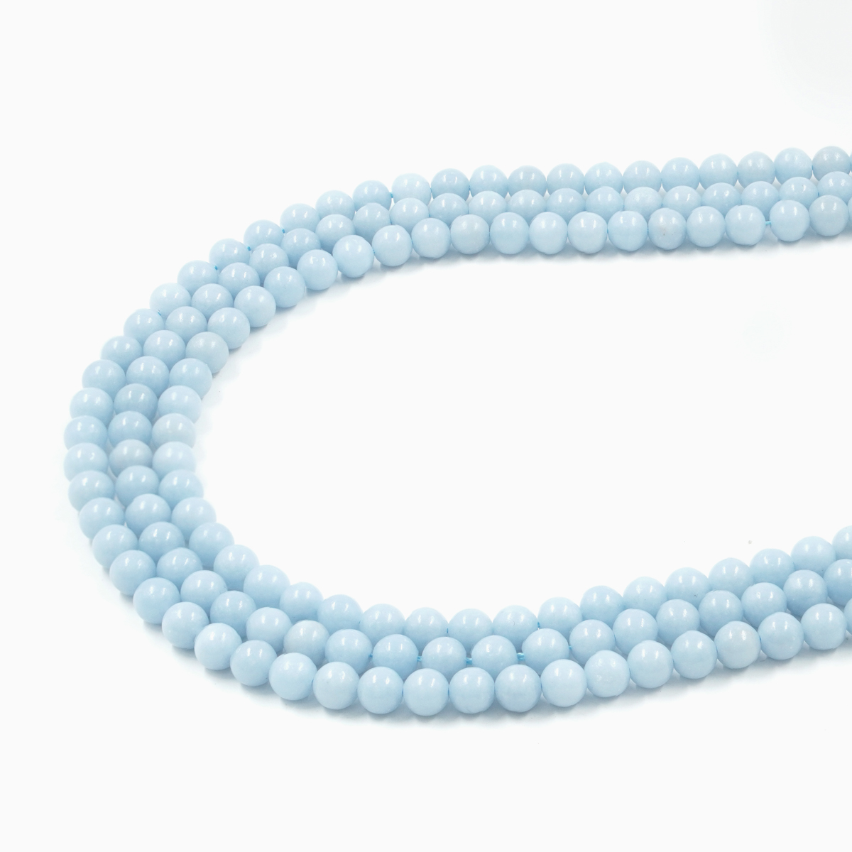 Angelite fili tondi 4mm a 10mm - immagine 3