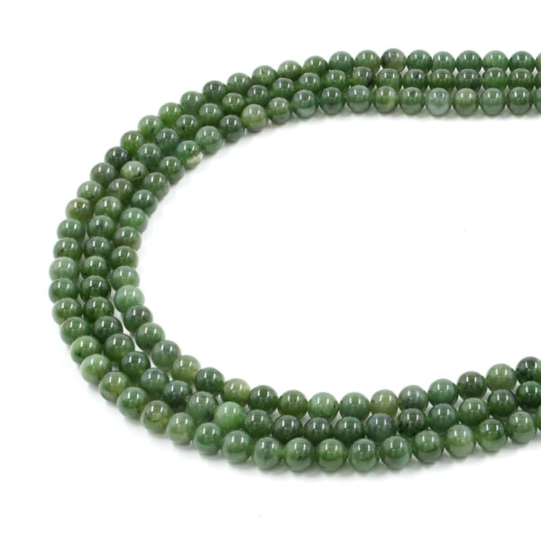 Canadian Jade strands round shape size 6mm