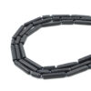 Shungite strands hexagonal cylindrical shape size from 10x6mm to 30x6mm