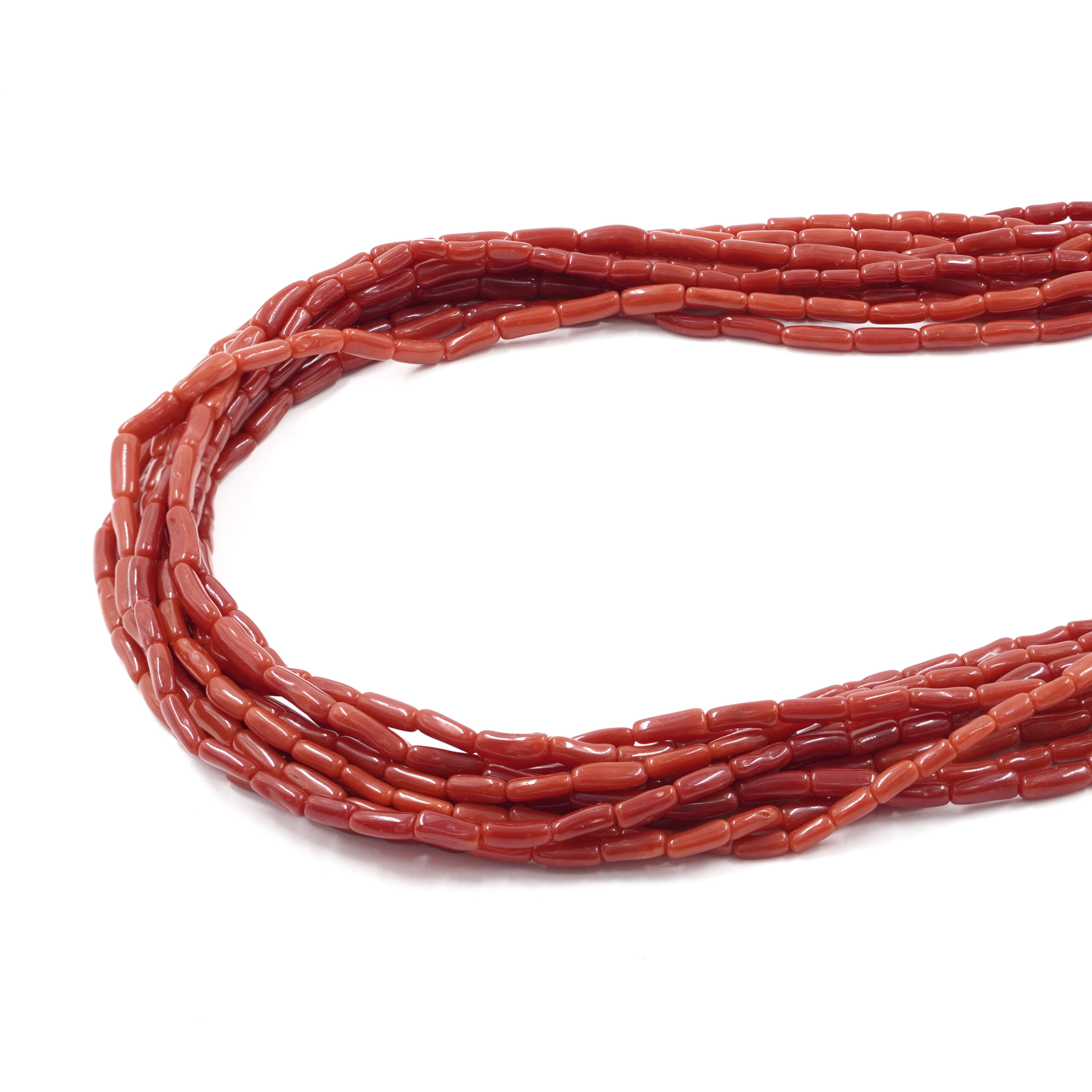 Mediterranean coral strands cylinder shape - First Quality - Image 3