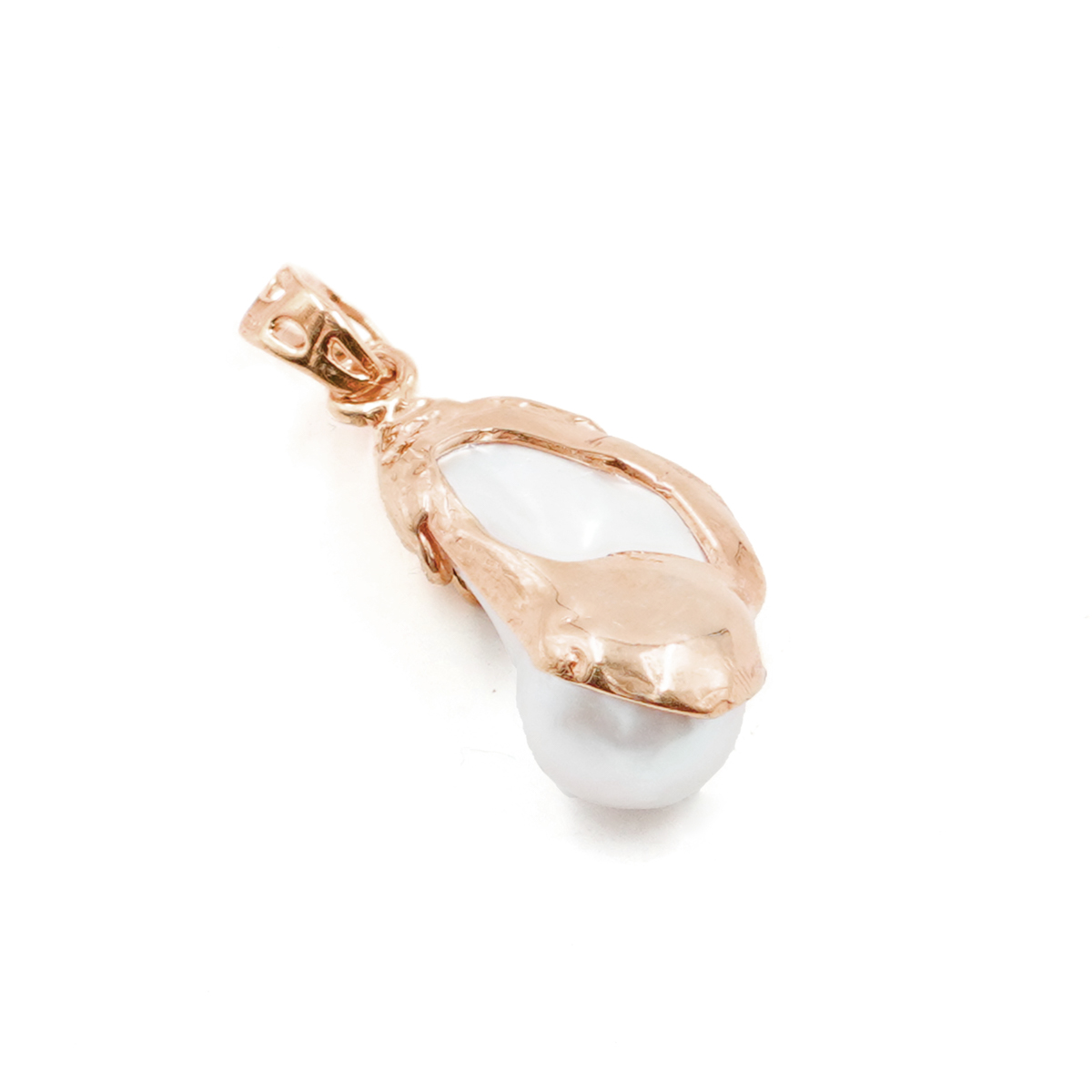 Pendente Argento con Perla – Rosè - immagine 2