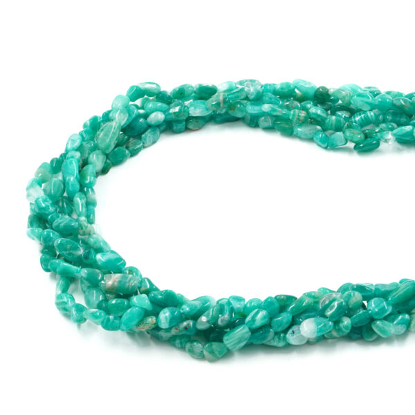 Amazonite strands tumble shape size ~9X7mm