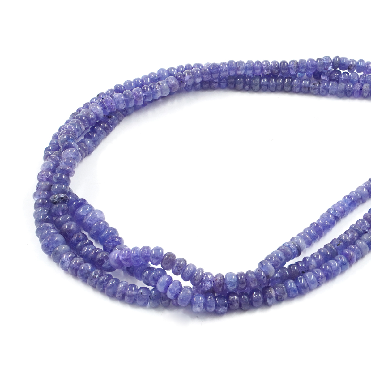 Tanzanite strands irregular washer shape size 6x3mm