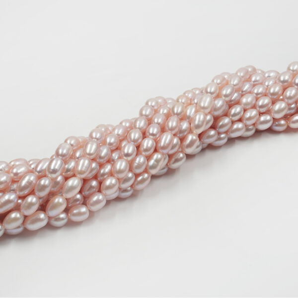Fresh Water Pearls strands rice shape size 6½-7mm – Natural Color