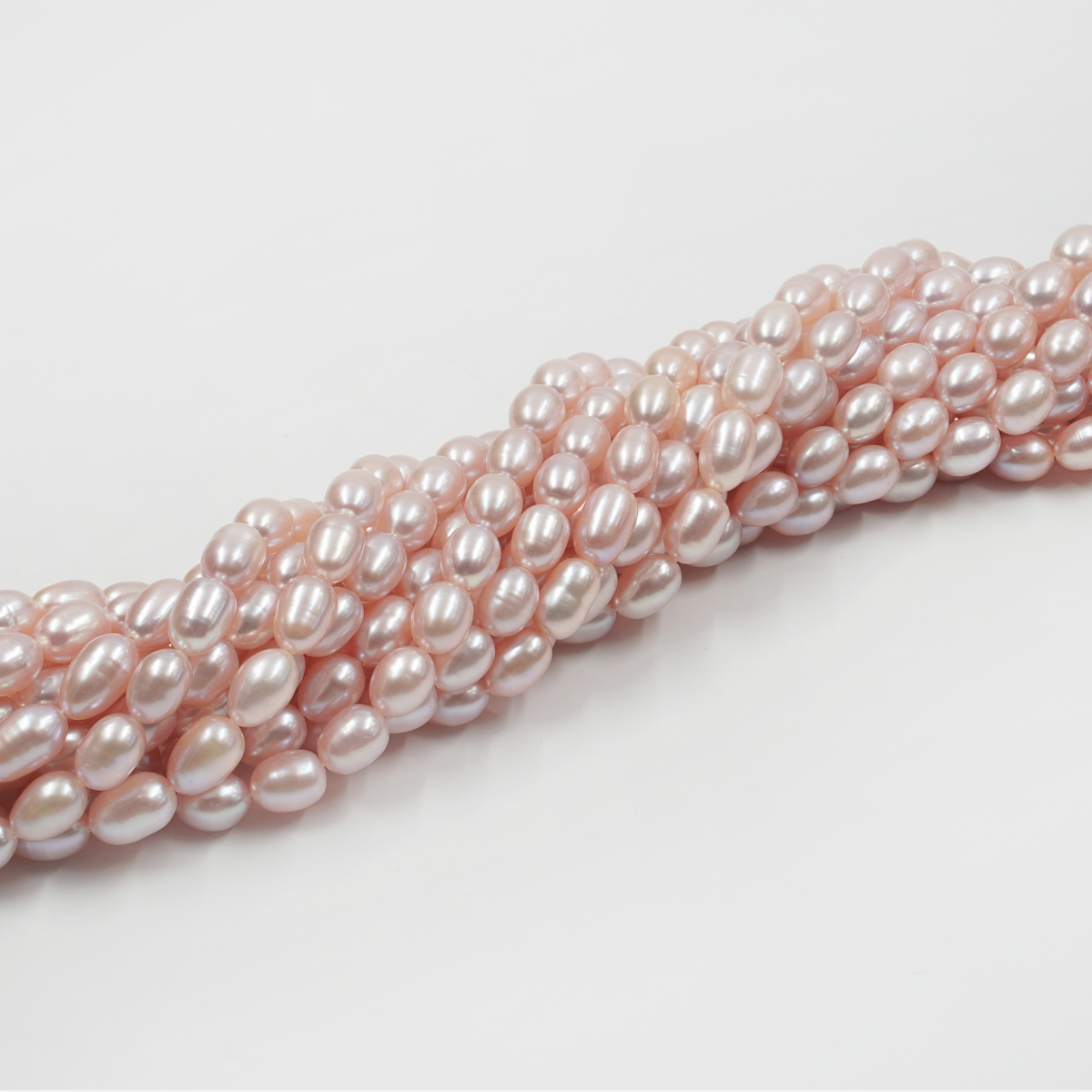 Perle d'Acqua Dolce fili riso 6½-7mm – Colore Naturale