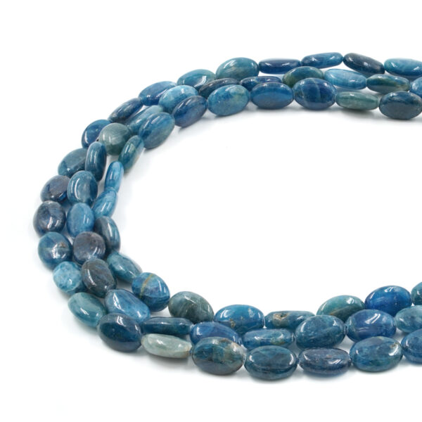 Apatite strands oval 12x8mm