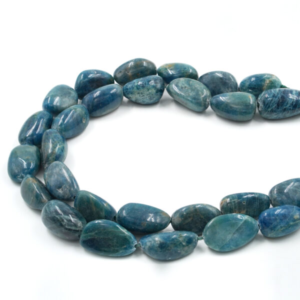 Apatite strands tumbles 24x16mm