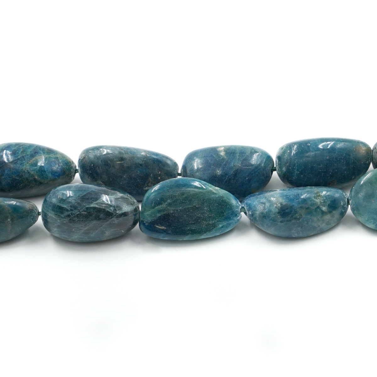 Apatite strands tumbles 24x16mm - Image 2